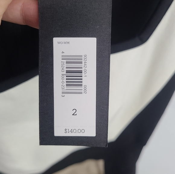 NWT Banana Republic A-line Colorblock Dress Size 2 - Picture 4 of 6